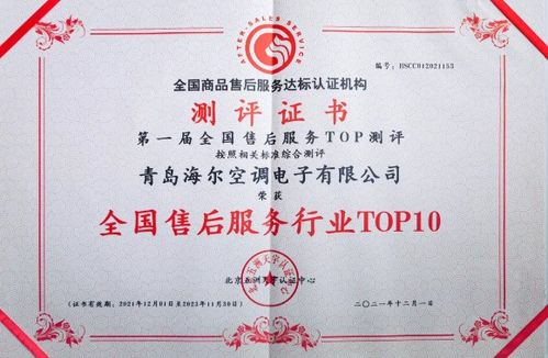 海爾中央空調(diào)再獲權威認證