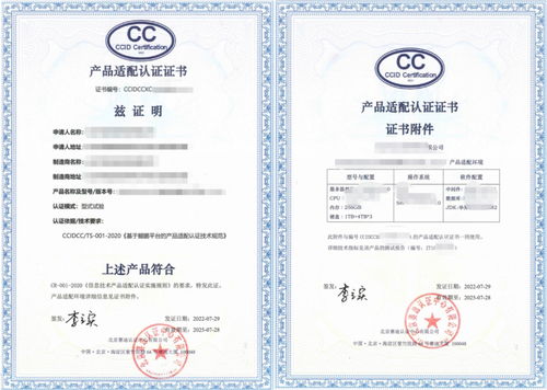 信息技術產品適配認證